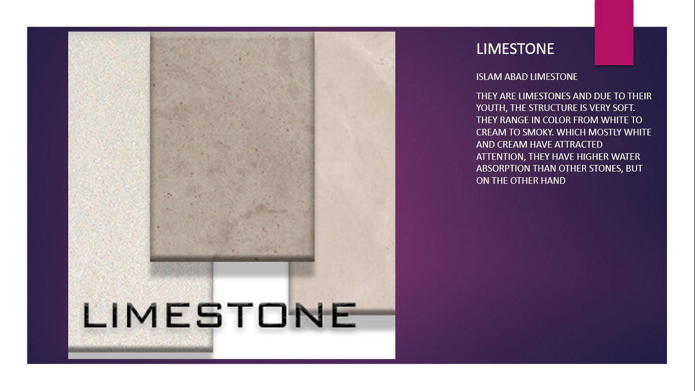 catalog of limestone stones